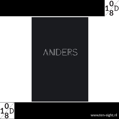 Anders, plakposter, teksten, illustraties, custom, fun, wall, stickers, muur, plaktextiel