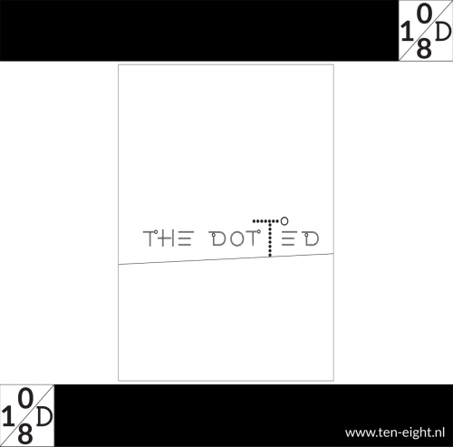 the dotted line, plakposter, teksten, illustraties, custom, fun, wall, stickers, muur