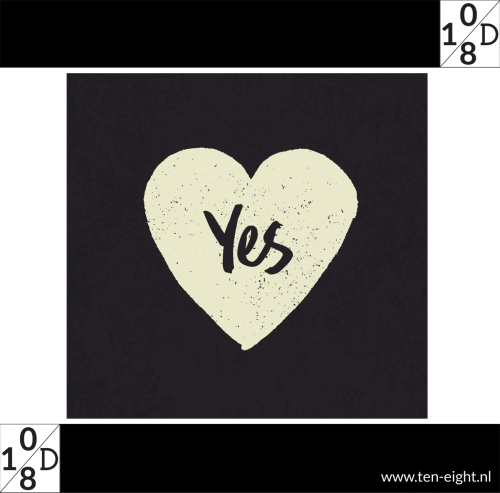 yes, plakposter, teksten, illustraties, custom, fun, wall, stickers, muur